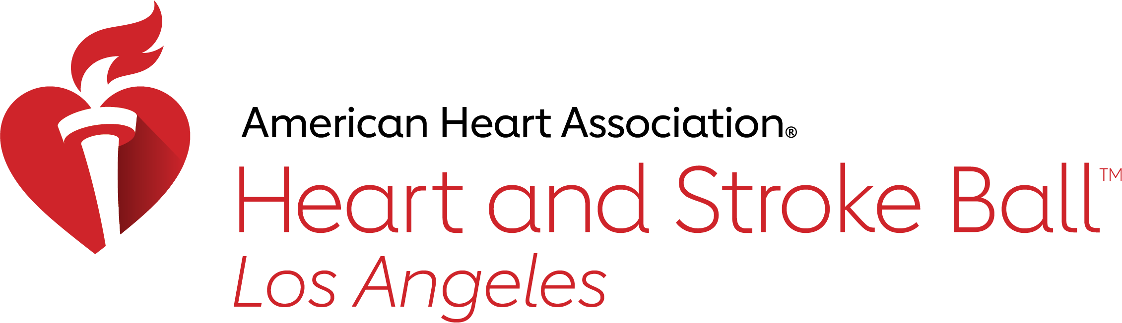 American Heart Association Heart and Stroke Ball Los Angeles Logo